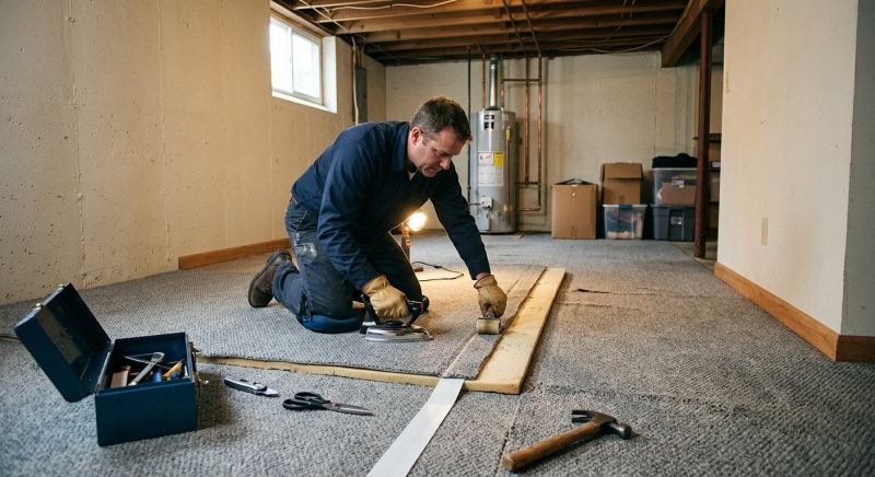 Basement Carpet Repair in Kansas City, KS