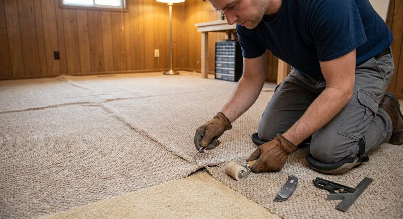 Basement Carpet Repair in Littleton, CO