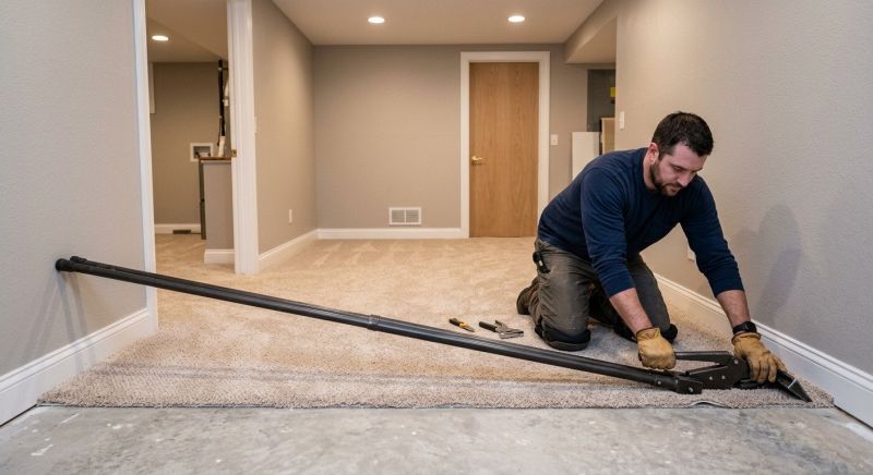 Basement Carpet Stretching in Somerset County, NJ