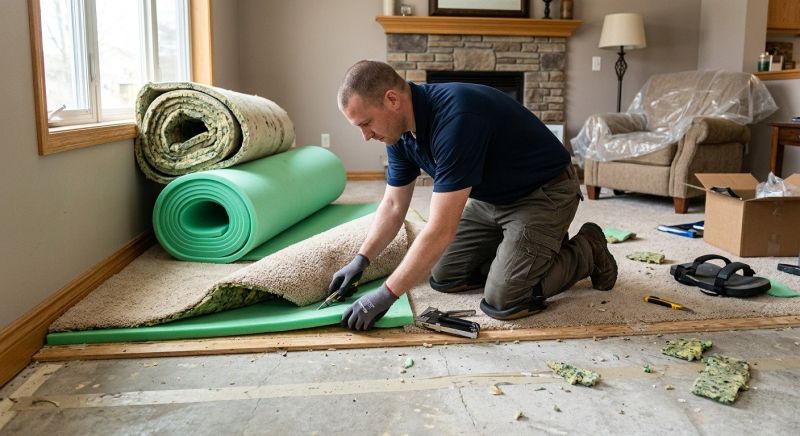 Carpet Underlay Replacement in Alpharetta, GA
