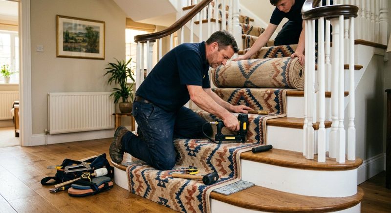 Stair Carpet Replacement in Freehold, NJ