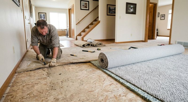 Wool Carpet Installation in Old Bridge, NJ